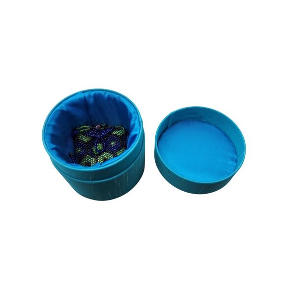 handcrafted multibeaded mini boho bag necklace - Picture 4 of 11